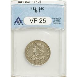 1821 25C VF25 ANACS
