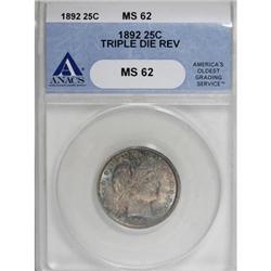 1892 25C MS62 ANACS