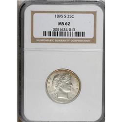 1895-S 25C MS62 NGC