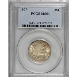 1907 25C MS64 PCGS