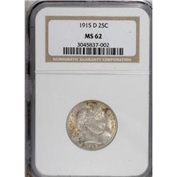 1915-D 25C MS62 NGC