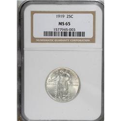 1919 25C MS65 NGC