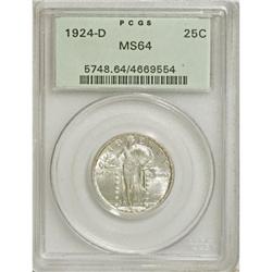 1924-D 25C MS64 PCGS