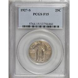 1927-S 25C F15 PCGS