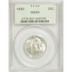 1930 25C MS64 PCGS
