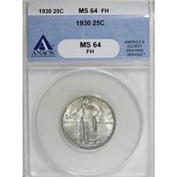 1930 25C Full Head MS64 ANACS