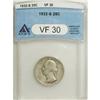 Image 1 : 1932-S 25C VF30 ANACS
