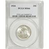 Image 1 : 1934 25C Medium Motto MS66 PCGS