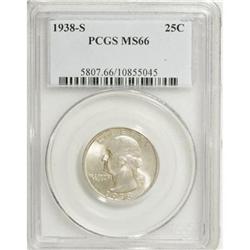 1938-S 25C MS66 PCGS