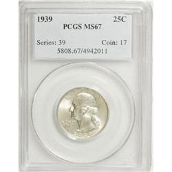 1939 25C MS67 PCGS