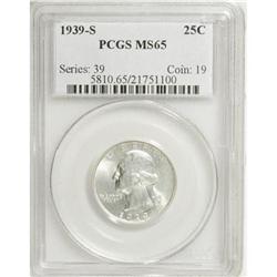 1939-S 25C MS65 PCGS