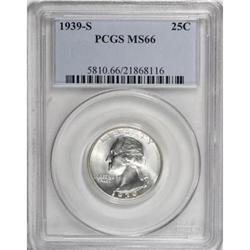 1939-S 25C MS66 PCGS