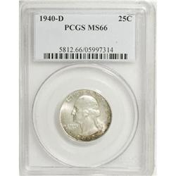 1940-D 25C MS66 PCGS