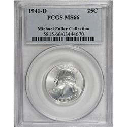 1941-D 25C MS66 PCGS