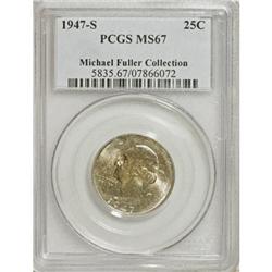 1947-S 25C MS67 PCGS