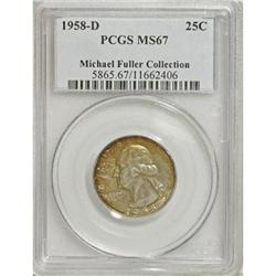 1958-D 25C MS67 PCGS