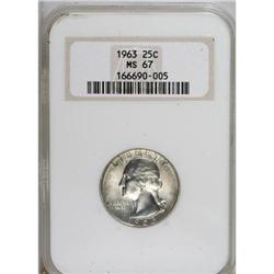 1963 25C MS67 NGC
