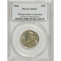 1966 25C MS67 PCGS