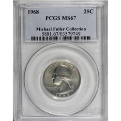 1968 25C MS67 PCGS
