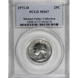 1971-D 25C MS67 PCGS