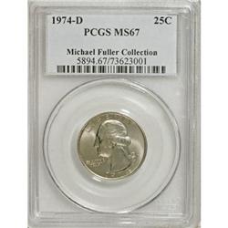 1974-D 25C MS67 PCGS