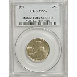 1977 25C MS67 PCGS