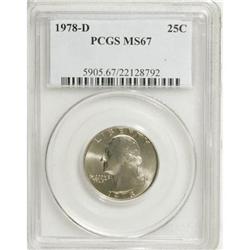 1978-D 25C MS67 PCGS