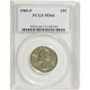 Image 1 : 1989-P 25C MS66 PCGS