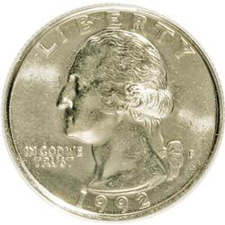 1992-P 25C MS66 PCGS