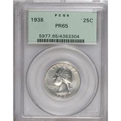 1938 25C PR65 PCGS