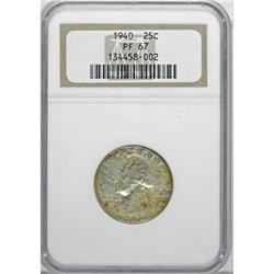 1940 25C PR67 NGC