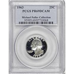 1963 25C Deep Cameo PR69 PCGS