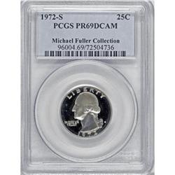 1972-S 25C Deep Cameo PR69 PCGS