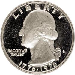 1976-S 25C Clad Deep Cameo PR70 PCGS