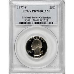 1977-S 25C Deep Cameo PR70 PCGS