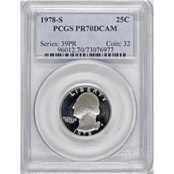 1978-S 25C Deep Cameo PR70 PCGS
