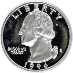 1994-S 25C Silver Deep Cameo PR70 PCGS