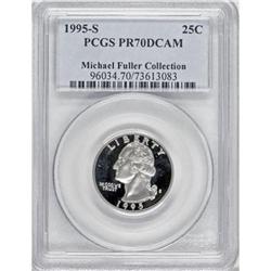 1995-S 25C Clad Deep Cameo PR70 PCGS