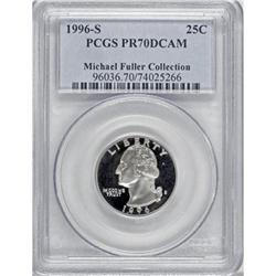 1996-S 25C Clad Deep Cameo PR70 PCGS