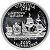 Image 1 : 2000-S 25C Virginia Silver Deep Cameo PR70 PCGS