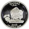 Image 1 : 2005-S 25C Kansas Silver Deep Cameo PR70 PCGS
