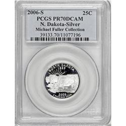 2006-S 25C N.D. Silver Deep Cameo PR70 PCGS