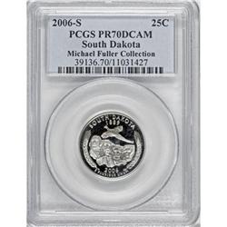 2006-S 25C South Dakota Deep Cameo PR70 PCGS