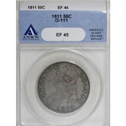 1811 50C Small 8 XF45 ANACS
