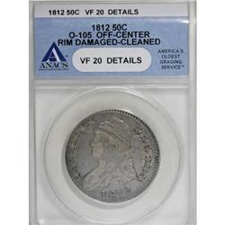 1812 50C VF20 ANACS