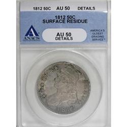 1812 50C AU50 ANACS