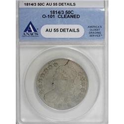 1814/3 50C AU55 ANACS