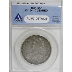 1821 50C AU50 ANACS