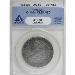 1822 50C AU50 ANACS
