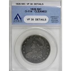 1826 50C VF30 ANACS